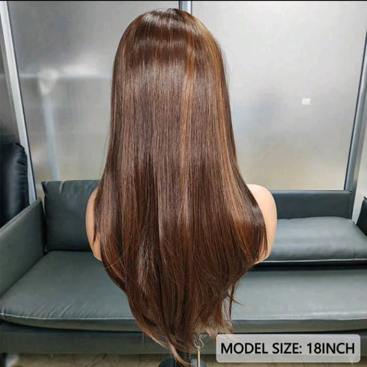 18 Inch Brown Lace Front Wigs