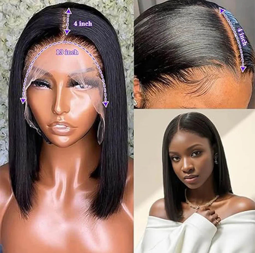 Straight Bob Wig -human hair